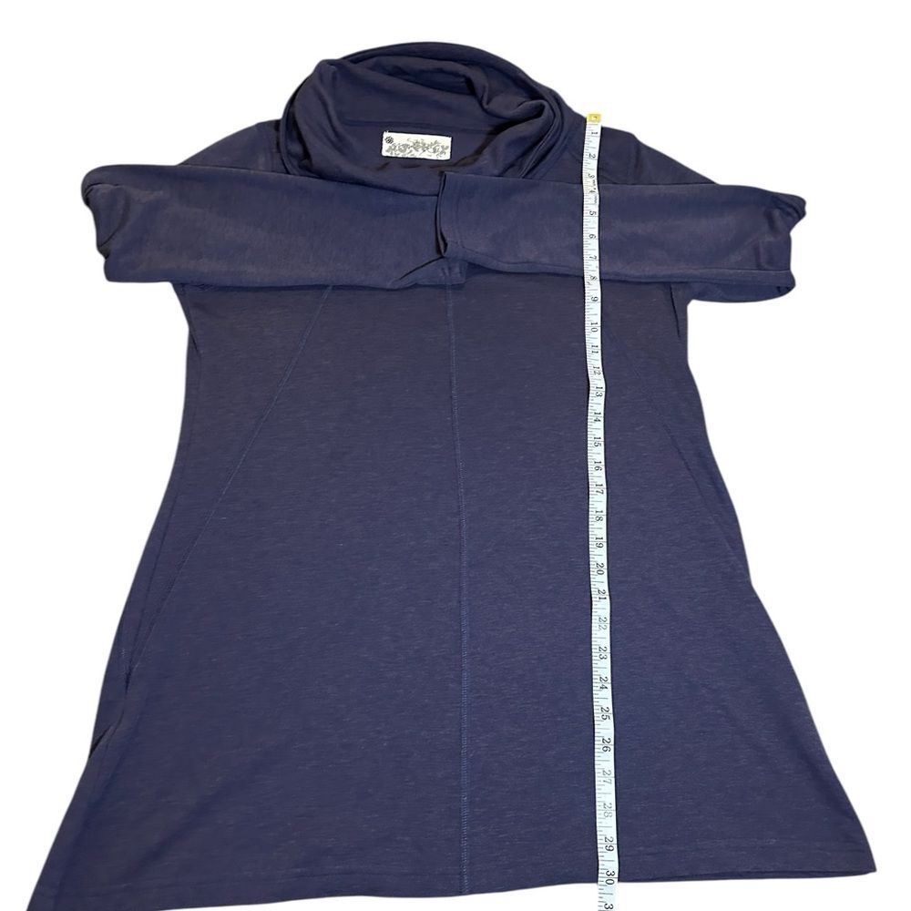 Woman’s Adventura Cowlneck Tunic Dress Color- Purple Size- Large - Picture 4 of 5